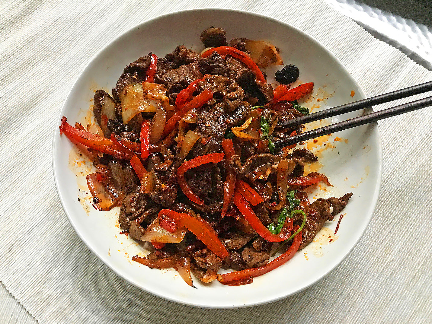 Sichuan sauce for stir-fry beef