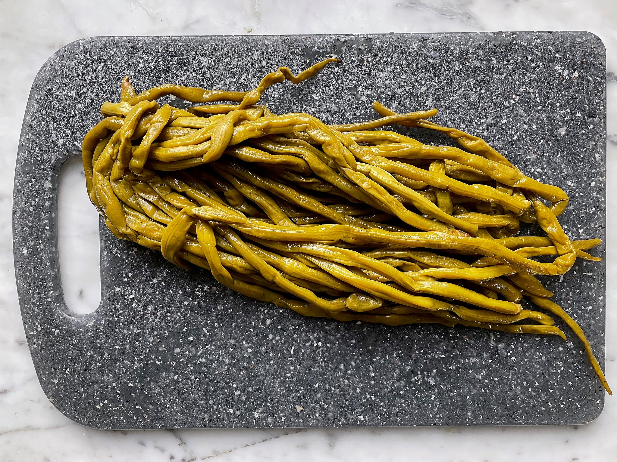 Pickled Yardlong Beans (Sichuan Pickled Cowpeas, Pao Chang Dou)