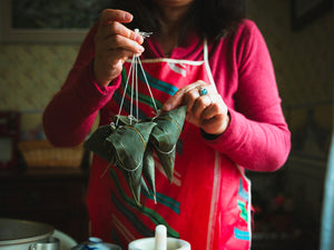 Mala Mama holds Sichuan zongzi