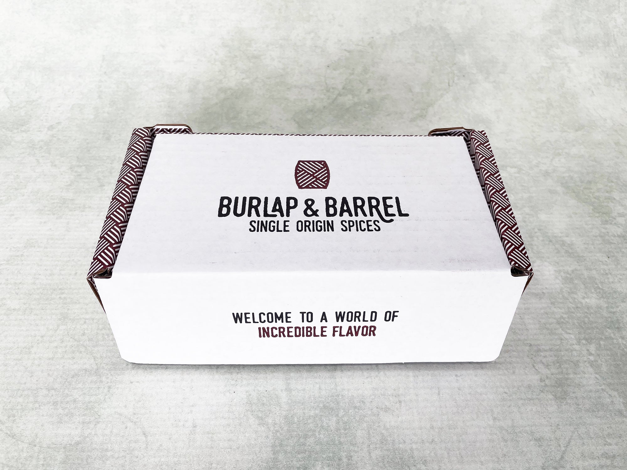 Burlap & Barrel box
