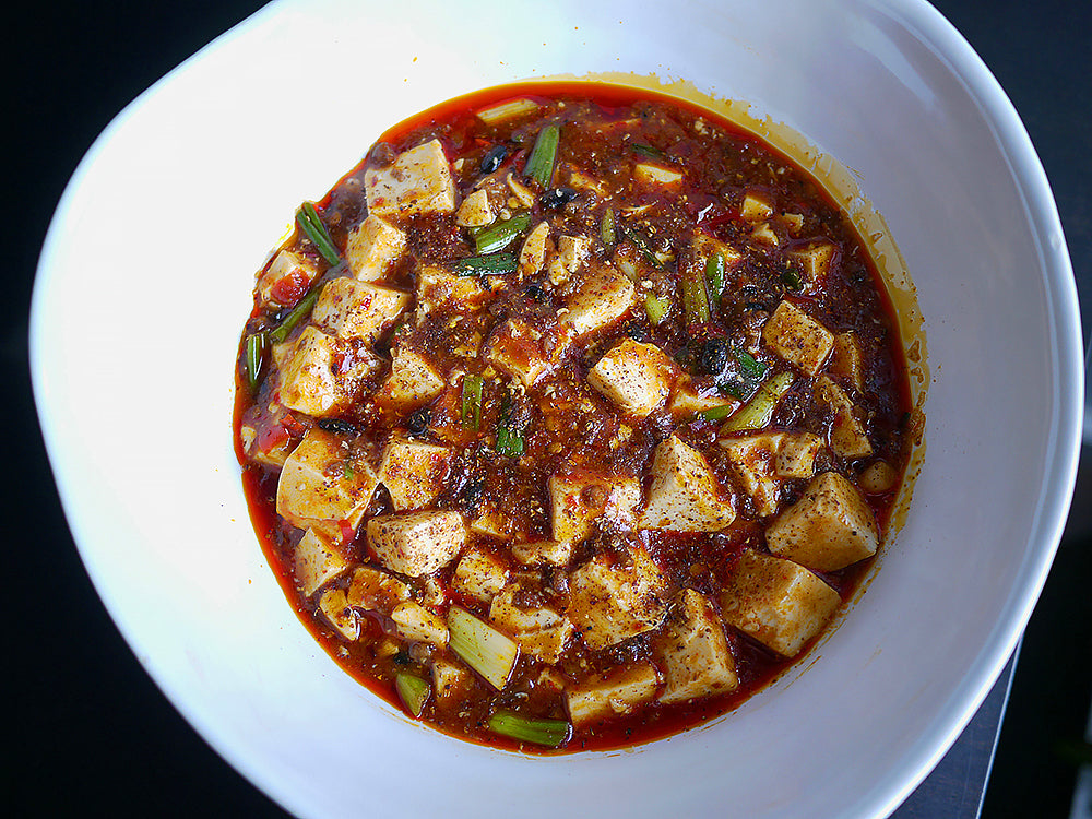 A bowl of mapo tofu