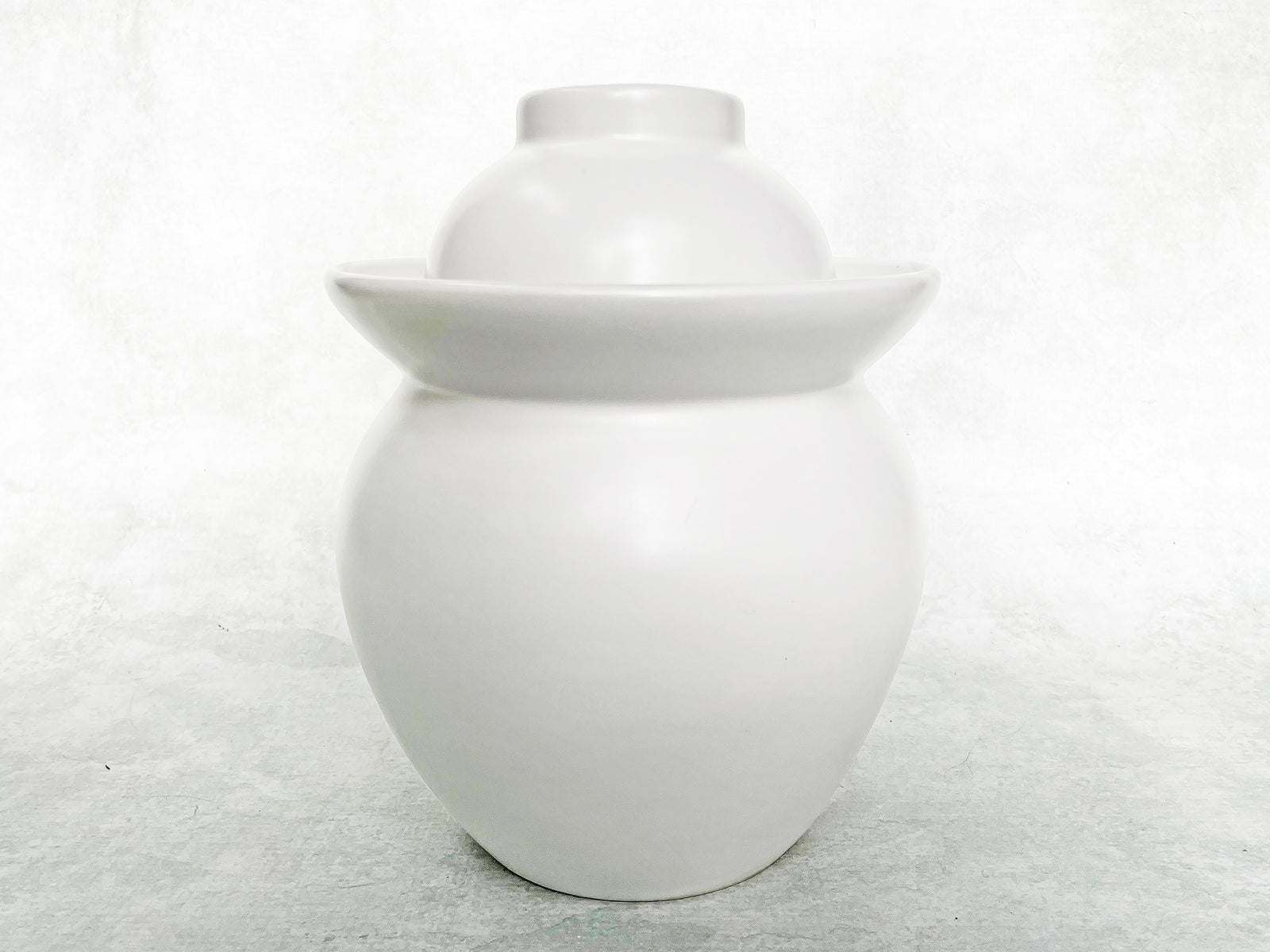 White Chinese pickling jar