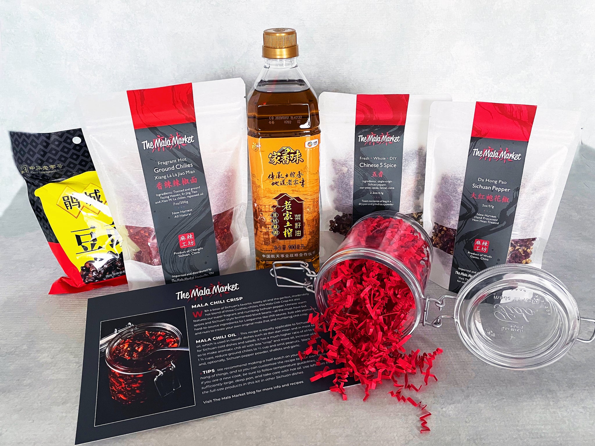 DIY Mala Chili Crisp and Chili Oil Kit